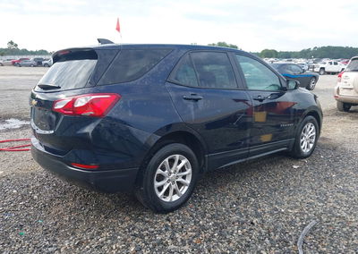 2020 Chevrolet Equinox Fwd Ls, Left Front damage, Iaai lot 45471187, photo 4 of 16