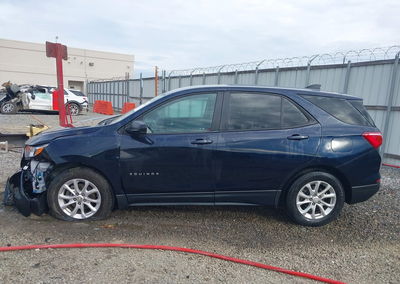 2020 Chevrolet Equinox Fwd Ls, Left Front damage, Iaai lot 45471187, photo 14 of 16