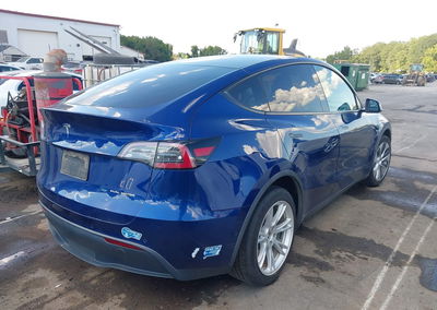 2020 Tesla Model Y Long Range Dual Motor All-wheel Drive, uszkodzenie: Lewy bok, Iaai lot 46073169, zdjęcie 4 z 19