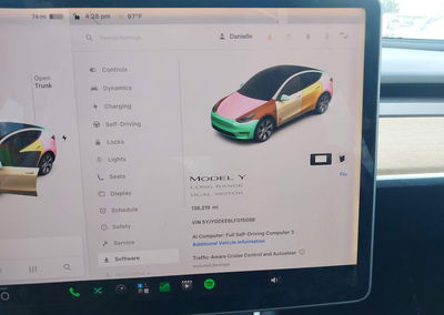 2020 Tesla Model Y Long Range Dual Motor All-wheel Drive, uszkodzenie: Lewy bok, Iaai lot 46073169, zdjęcie 18 z 19