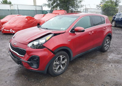 2020 Kia Sportage Lx, пошкодження: Передня частина, Iaai лот 46171583, фото 2 з 16