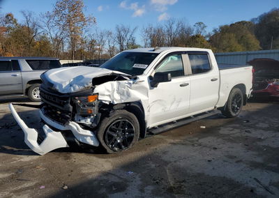 2022 Chevrolet Silverado K1500 Custom, uszkodzenie: Przód, Copart lot 90902035