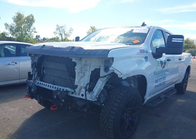 2021 Chevrolet Silverado 1500 4wd  Standard Bed Lt Trail Boss, Front End damage, Iaai lot 46133902, photo 6 of 17