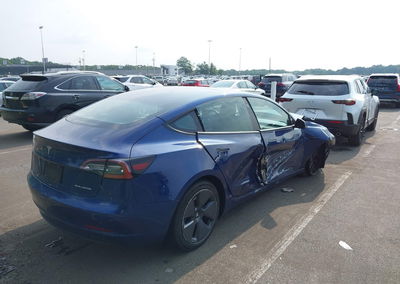2022 Tesla Model 3 Long Range Dual Motor All-wheel Drive, uszkodzenie: Przód, Iaai lot 46005563, zdjęcie 4 z 14