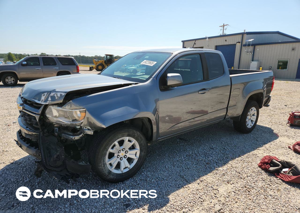 2022 Chevrolet Colorado Lt, daño Frontal, Copart lote 69229606