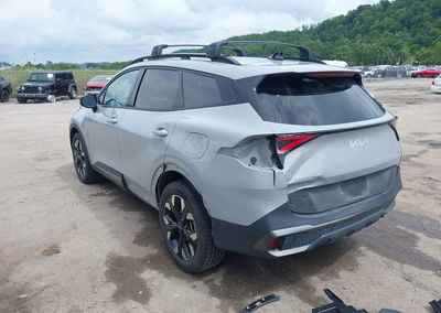 2023 Kia Sportage X-line, Rear damage, Iaai lot 45858605, photo 3 of 18