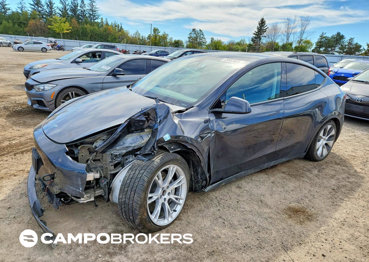 2024 Tesla Model Y, daño Frontal, Copart lote 69887836
