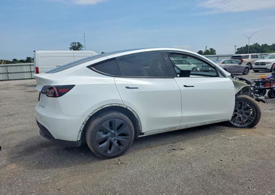 2025 Tesla Model Y, Front End damage, Copart lot 64885626, photo 3 of 13