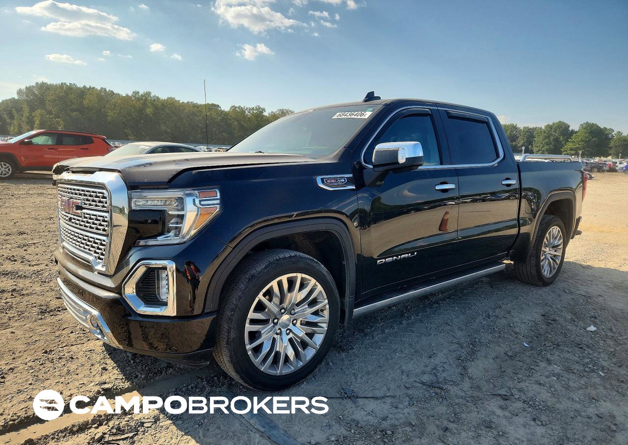 2019 Gmc Sierra K1500 Denali, пошкодження: Бік, Copart лот 68436406