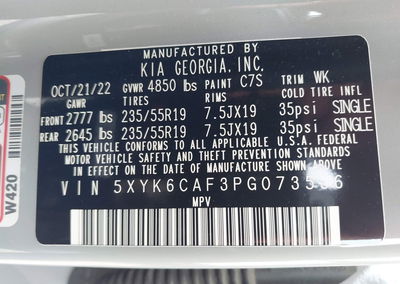 2023 Kia Sportage X-line, Rear damage, Iaai lot 45858605, photo 9 of 18