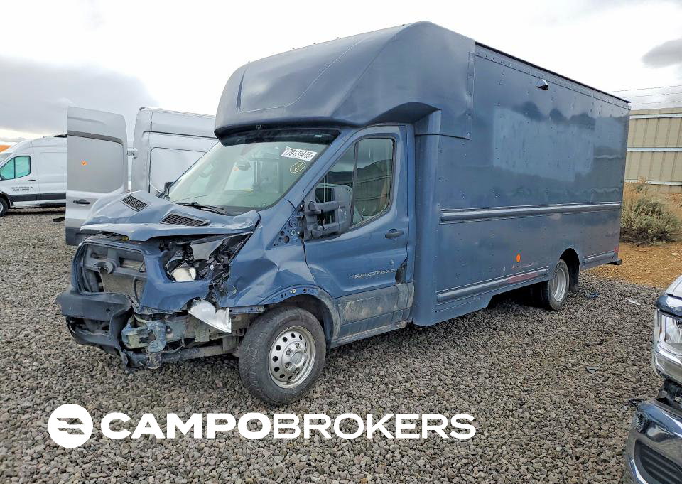 2021 Ford Transit T-350 Hd Delivery Truck, daño Frontal, Copart lote 79120445