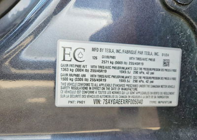 2024 Tesla Model Y, daño Frontal, Copart lote 69887836, foto 13 de 13