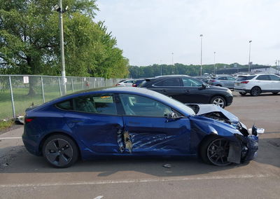 2022 Tesla Model 3 Long Range Dual Motor All-wheel Drive, uszkodzenie: Przód, Iaai lot 46005563, zdjęcie 11 z 14
