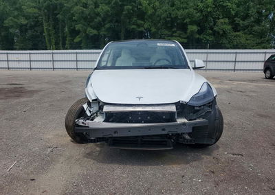 2025 Tesla Model Y, Front End damage, Copart lot 64885626, photo 5 of 13