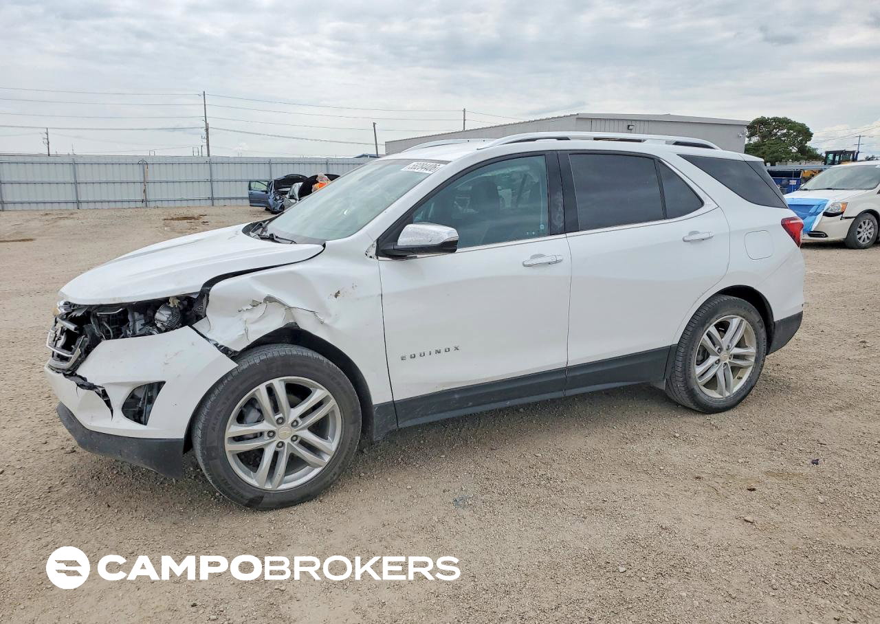 2021 Chevrolet Equinox Premier, daño Frontal, Copart lote 58284406