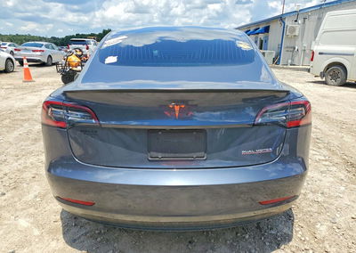 2020 Tesla Model 3, daño Frontal, Copart lote 61555166, foto 6 de 12