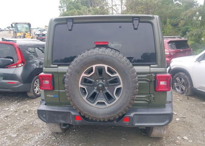2021 Jeep Wrangler 4xe Unlimited Sahara 4x4, daño Frontal, Iaai lote 45744912, foto 16 de 16