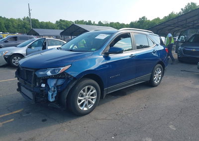 2021 Chevrolet Equinox Awd Lt, Front End damage, Iaai lot 45435627, photo 2 of 16