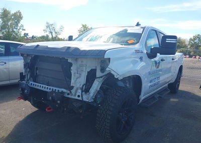 2021 Chevrolet Silverado 1500 4wd  Standard Bed Lt Trail Boss, Front End damage, Iaai lot 46133902, photo 2 of 17