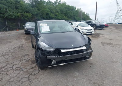 2024 Tesla Model Y Long Range Dual Motor All-wheel Drive, пошкодження: Front & Rear, Iaai лот 45895555, фото 18 з 22