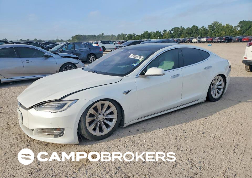 2020 Tesla Model S, Vandalism damage, Copart lot 69429736