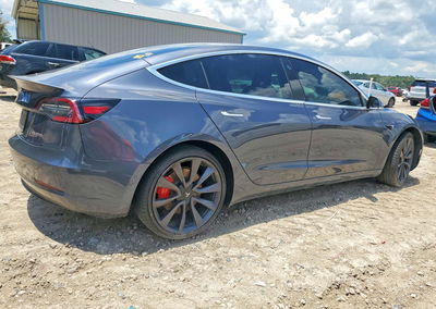 2020 Tesla Model 3, daño Frontal, Copart lote 61555166, foto 3 de 12
