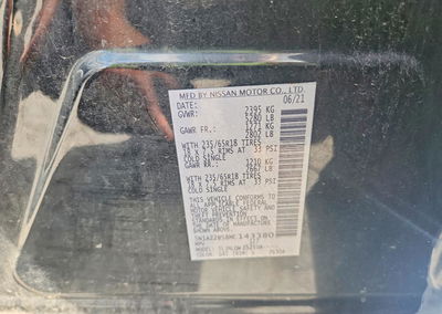 2021 Nissan Murano Sv, daño Vandalismo, Copart lote 69744136, foto 12 de 14