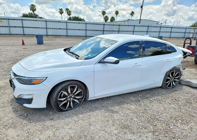 2021 Chevrolet Malibu, daño Trasero, Copart lote 55944386