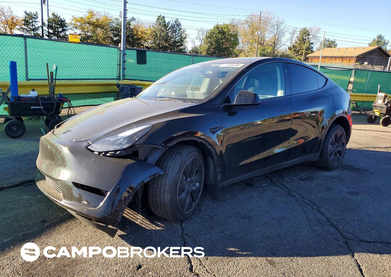 2023 Tesla Model Y, daño Frontal, Copart lote 71895596