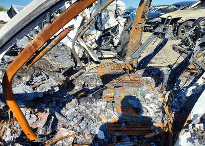 2022 Tesla Model X, Burn damage, Copart lot 64225076, photo 7 of 15