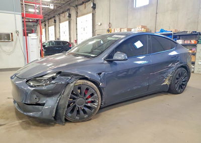 2022 Tesla Model Y, daño Frontal, Copart lote 52304696