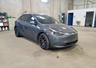 2022 Tesla Model Y, daño Frontal, Copart lote 52304696, foto 14 de 15