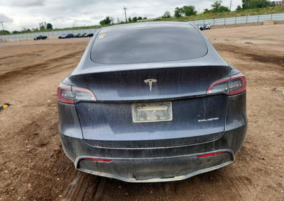 2023 Tesla Model Y, daño Frontal, Copart lote 55060896, foto 6 de 12