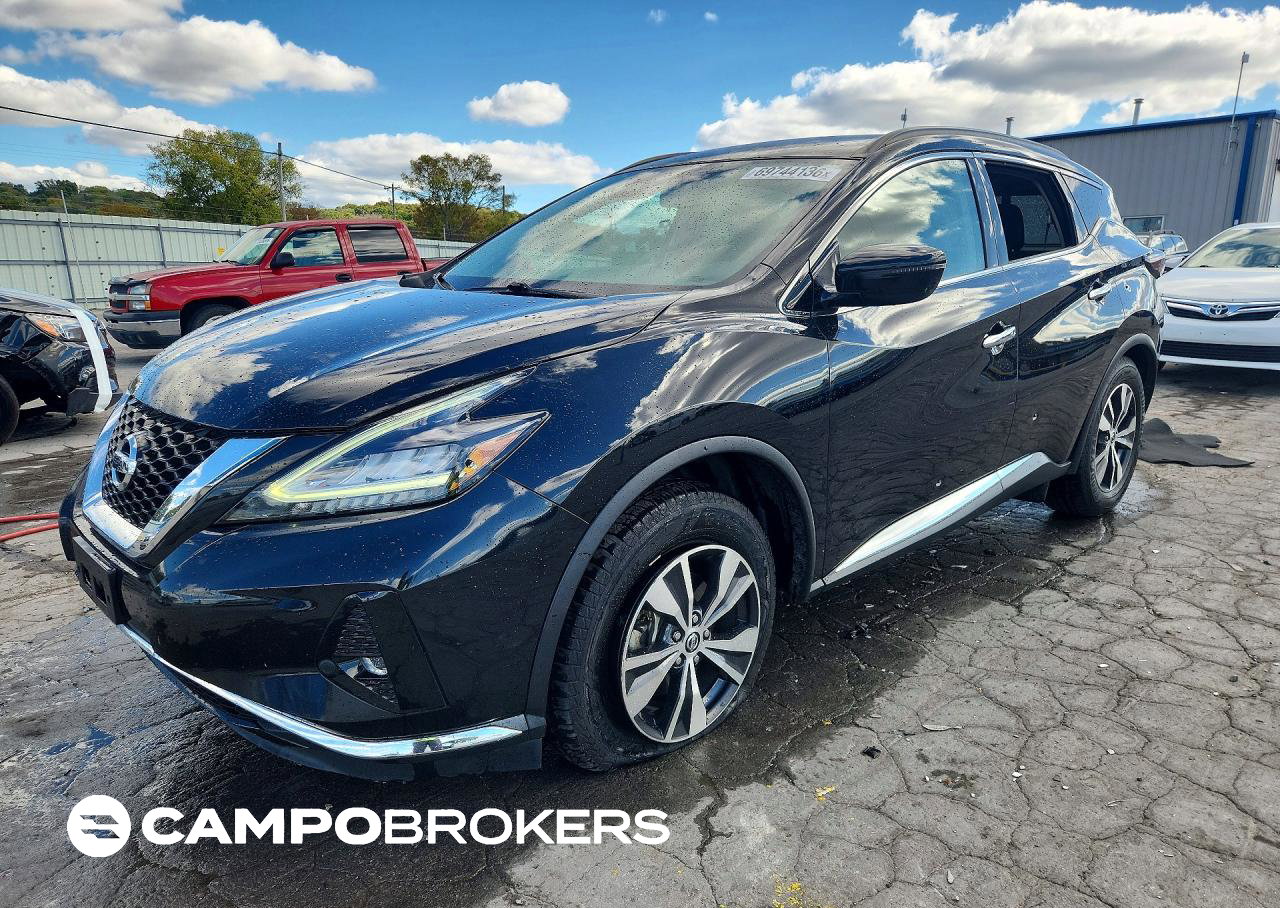 2021 Nissan Murano Sv, daño Vandalismo, Copart lote 69744136