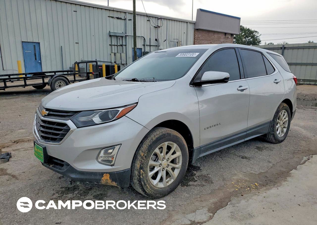 2019 Chevrolet Equinox Lt, daño Frontal, Copart lote 59903186