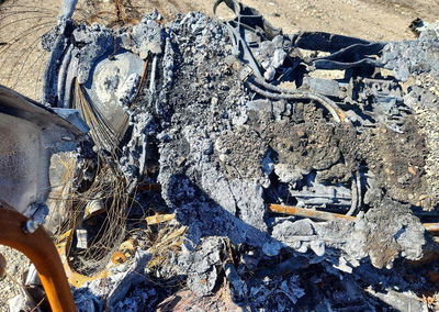 2022 Tesla Model X, Burn damage, Copart lot 64225076, photo 9 of 15