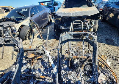 2022 Tesla Model X, Burn damage, Copart lot 64225076, photo 10 of 15