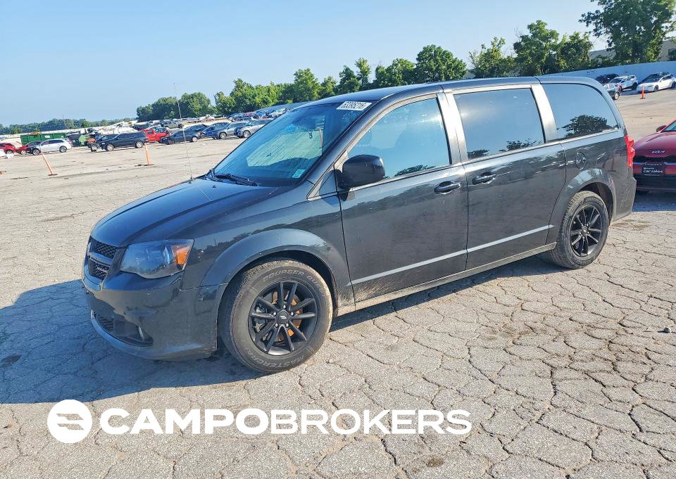 2020 Dodge Grand Caravan Gt, daño Bajos, Copart lote 63395216