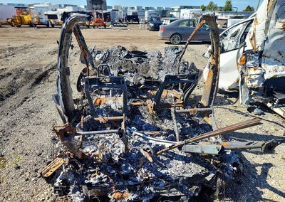 2022 Tesla Model X, Burn damage, Copart lot 64225076, photo 6 of 15