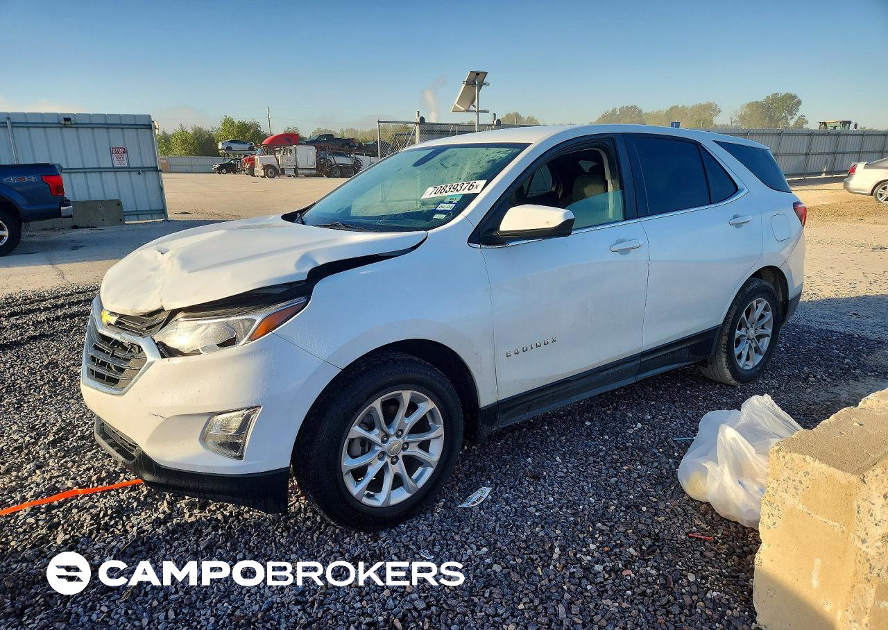 2021 Chevrolet Equinox Lt, пошкодження: Передня частина, Copart лот 70839376