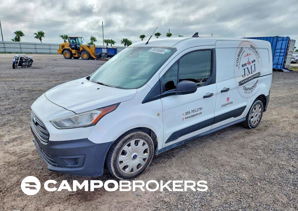 2019 Ford Transit Connect Xl Delivery Van, uszkodzenie: Drobne wgniecenia/zarysowania, Copart lot 70335666