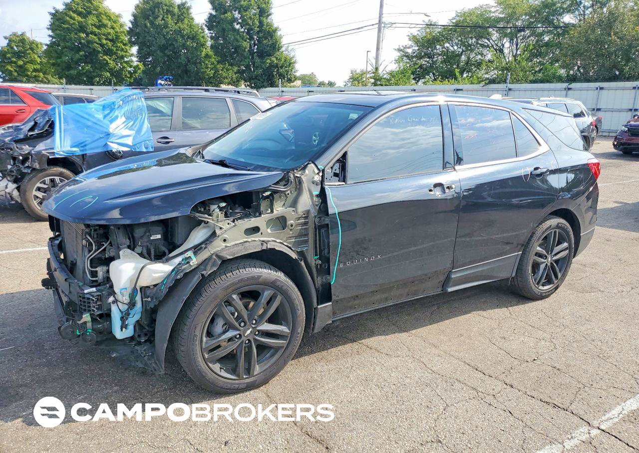 2020 Chevrolet Equinox Lt, пошкодження: Передня частина, Copart лот 67886636