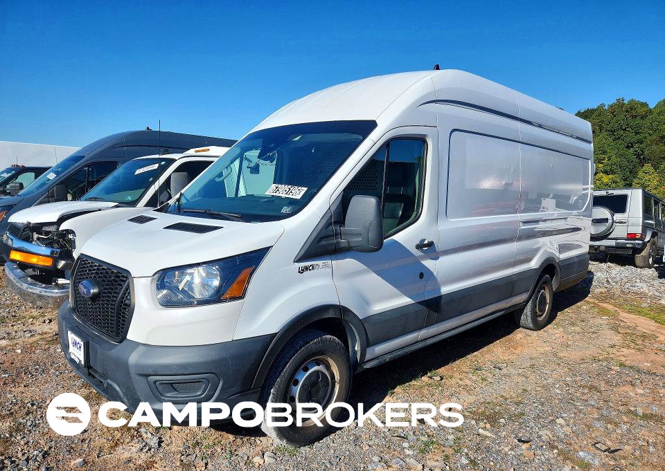 2021 Ford Transit 350 Delivery Van, daño Lateral, Copart lote 67905196