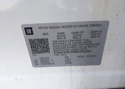 2021 Chevrolet Equinox Ls, daño Front & Rear, Iaai lote 46121579, foto 9 de 17