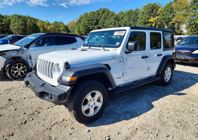 2019 Jeep Wrangler Unlimited Sport, daño Bajos, Copart lote 71296456