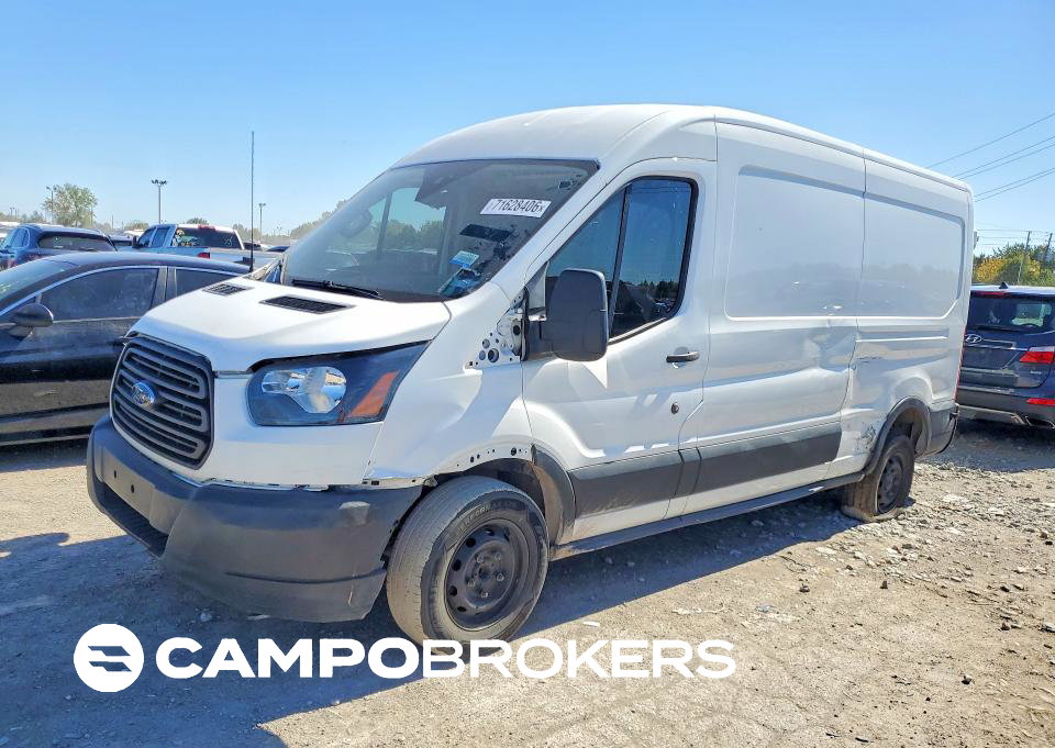 2019 Ford Transit 250 Delivery Van, пошкодження: Передня частина, Copart лот 71628406