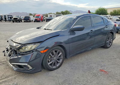 2020 Honda Civic Ex, daño Frontal, Copart lote 61219246