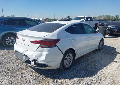 2019 Hyundai Elantra Se, Right Rear damage, Iaai lot 46232208, photo 4 of 16
