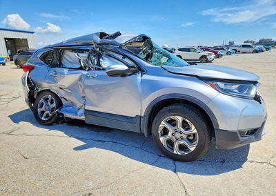 2019 Honda Cr-v Exl, пошкодження: Бік, Copart лот 68654826, фото 4 з 13