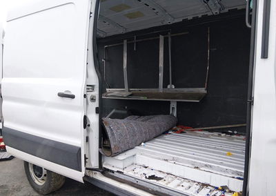 2023 Ford Transit-250, Front End damage, Iaai lot 44731789, photo 8 of 16